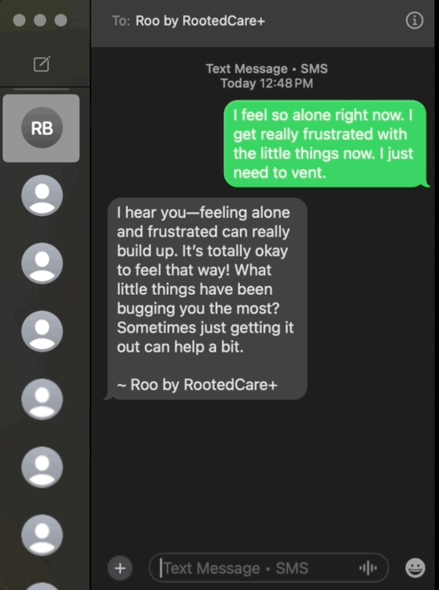 RootedCare+ Gives Back breakdown model rootedcare+